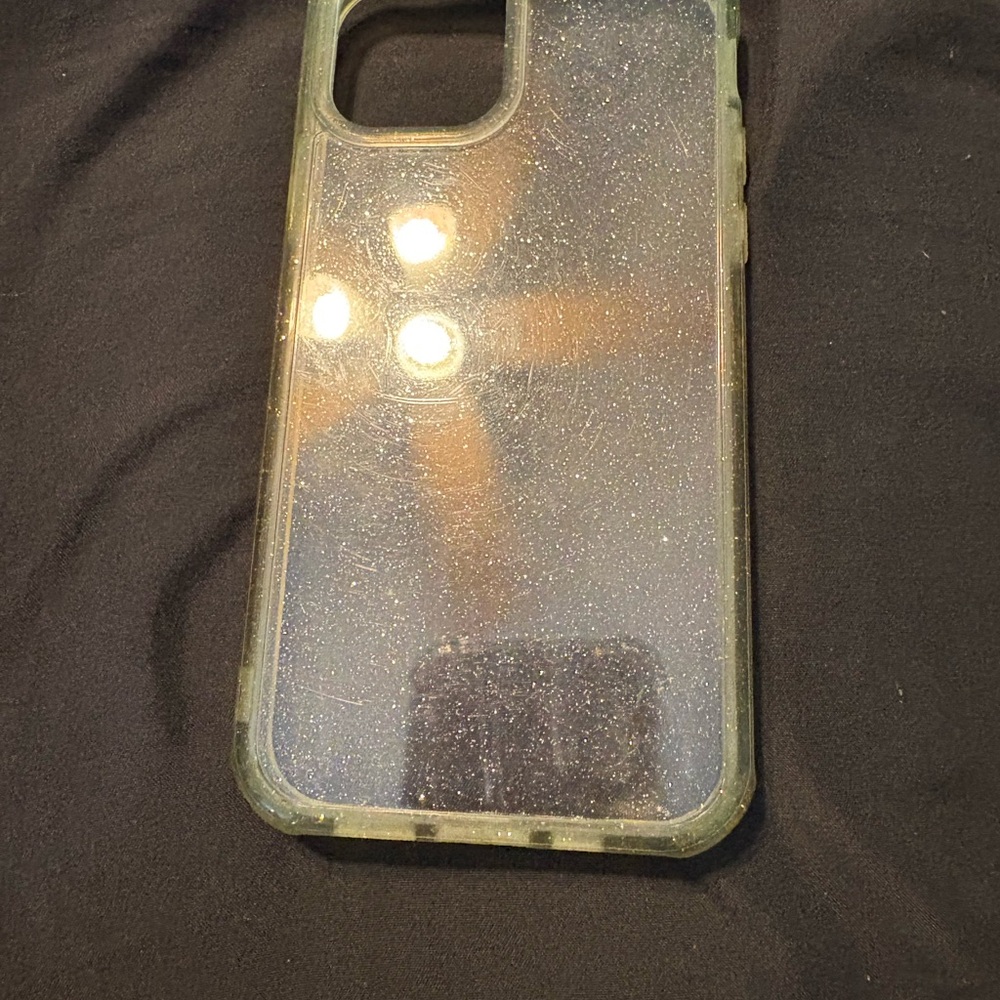 Transparent Sparkly Clear iPhone 12 Case